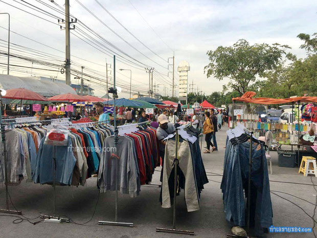 ตลาดโรงเกลือ วัดศรีวารีน้อย ตลาดบนเนื้อที่ 28 ไร่ ใกล้เขตสนามบินสุวรรณภูมิ